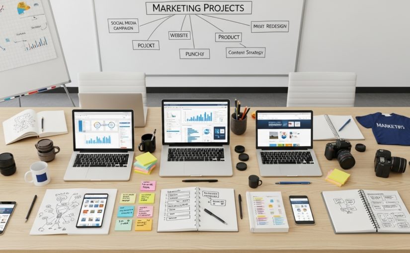 Projetos de marketing